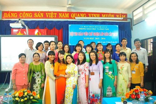 Hội thi Giáo viên chủ nhiệm lớp giỏi cấp quận năm học 2015 - 2016